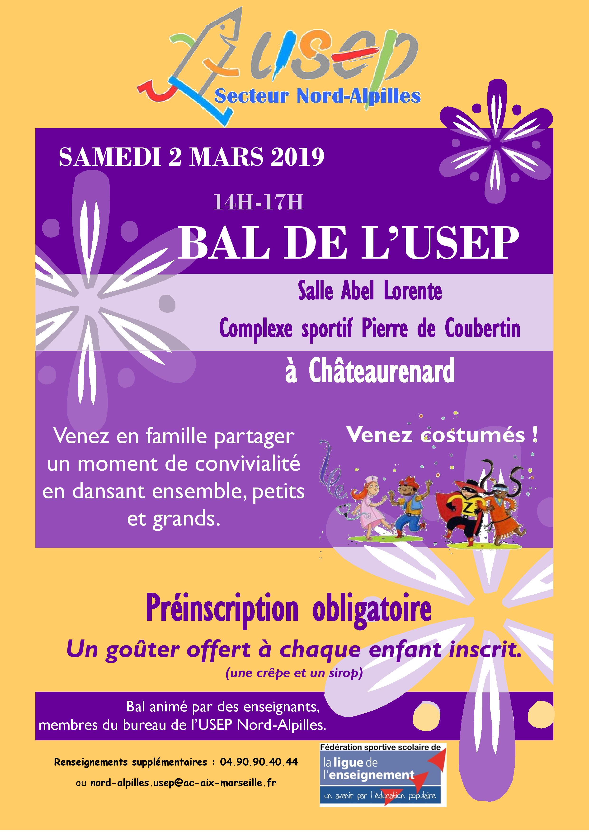 affiche bal secteur USEP NA 2019